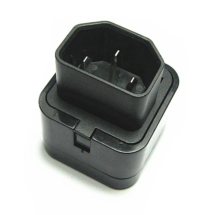 PDU การแปลงพิเศษปลั๊กอัพ C13ไปยังซ็อกเก็ตเซิร์ฟเวอร์สากล IEC320-C14ปลั๊ก WD-320