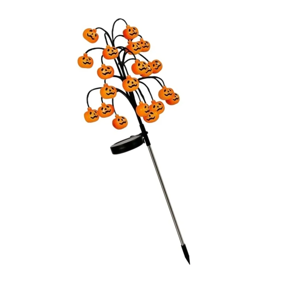 For Halloween Night Display Approximately 76 Cm Halloween Stake Lights Decorative Pumpkin Lamp Spooky Yard Lights