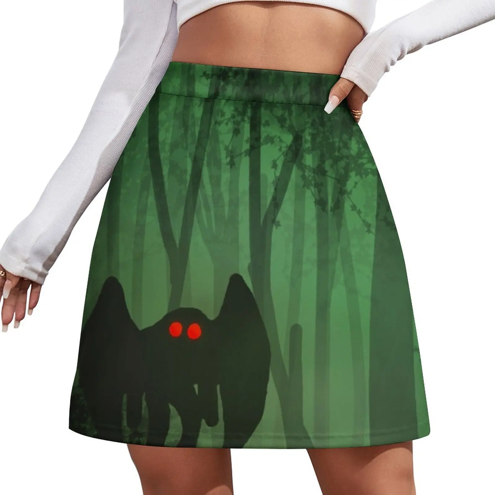 

Mothman on a walk Mini Skirt skirts for womens 2025 Skirt pants korean ladies summer Dresses Mini Skirt