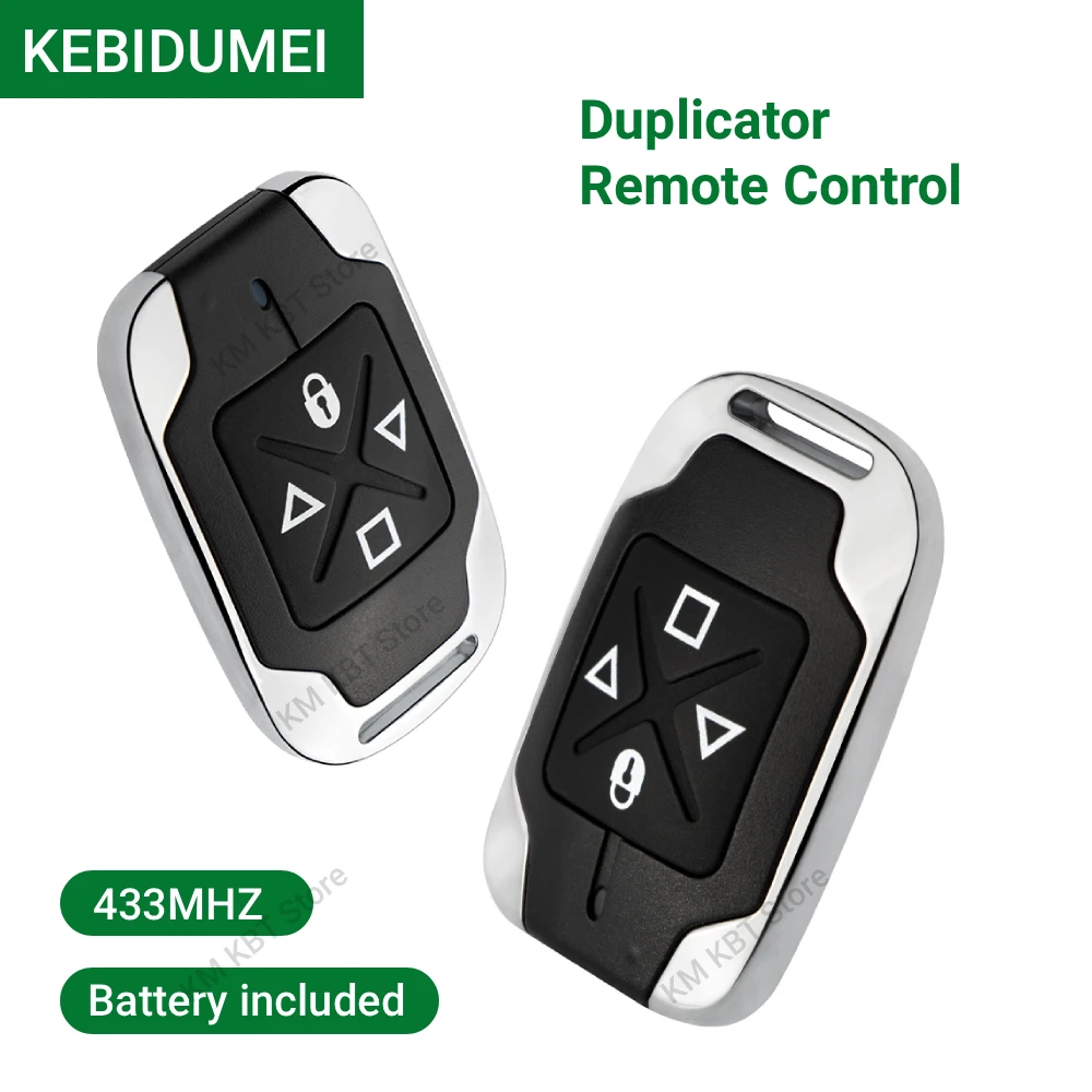 KEBIDUMEI 433MHZ Remote Control 4Keys Universal Garage Control Garage Door Remote Controller Duplicator Clone Code Car Key