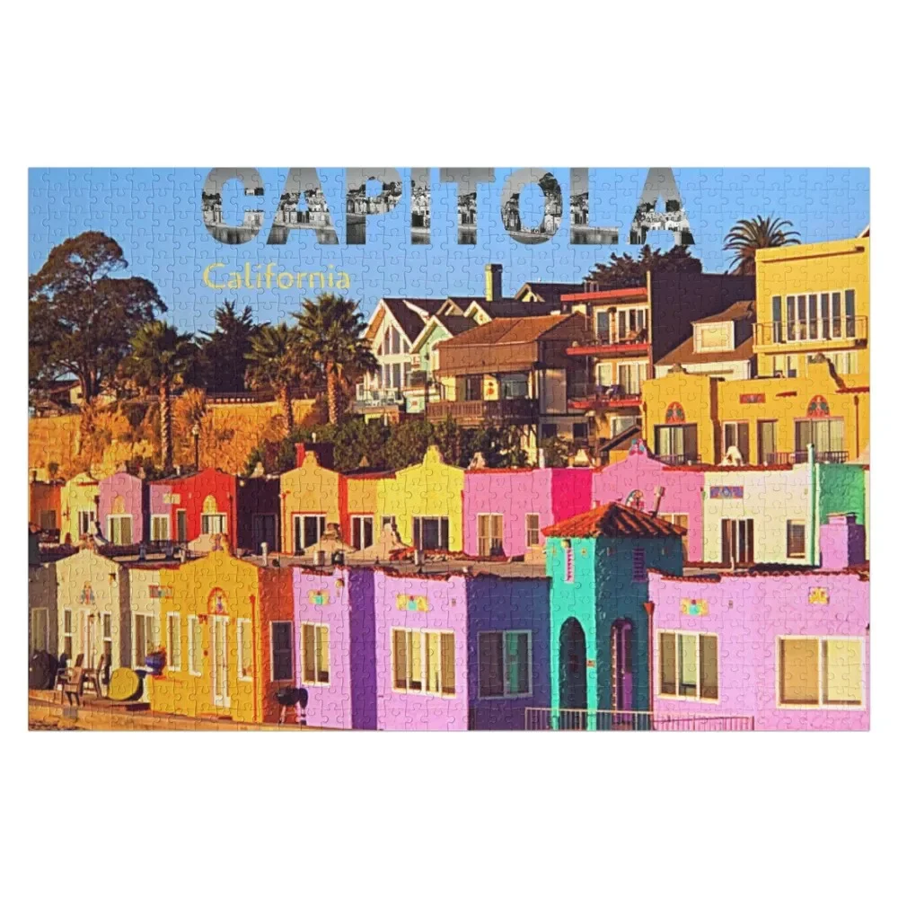 

Capitola California Beach Jigsaw Puzzle Iq Customized Gifts For Kids Wooden Decor Paintings Puzzle