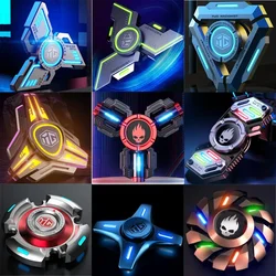 Cuscinetto Fidget Spinner in metallo R188 Giroscopio con punta delle dita luminoso con accessori per torsione a mano Giocattolo antistress per adulti Bambini