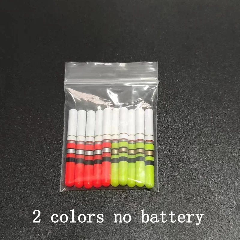 10 stücke Licht Sticks Grün/Rot Arbeit mit CR322 Batterie LED Lampe Leucht Nacht Angelgerät Zubehör J553