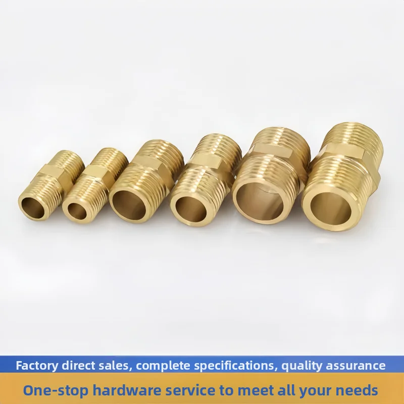 

Двойной соединитель, латунная наружная резьба, G3/8, 1/2, 3/4 дюйма, двойной шестиугольный разъем равномерного диаметра, латунные фитинги