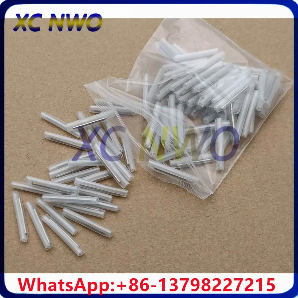 1000pcs 1.2*25mm Single Needle One Rod Bared Fiber Optic Fusion Hot Shrinkable Protective Splice Sleeve