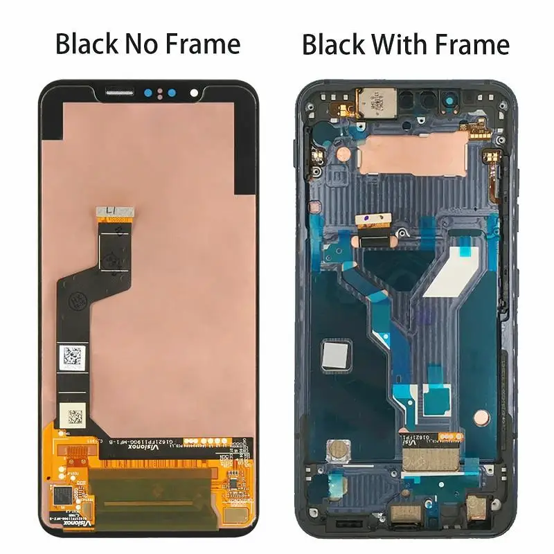 For lg g8s display lmg810 LM-G810 lmg810eaw touch for lg g8x screen digitizer for g8x Thinq v50s lcd with frame