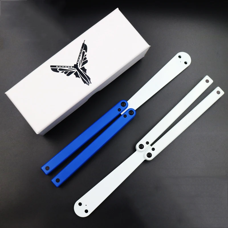 

XDYY Clone Squiddy Practice Butterfly Knife Plastic Unshaved Folding Pocket EDC Balisong Trainer