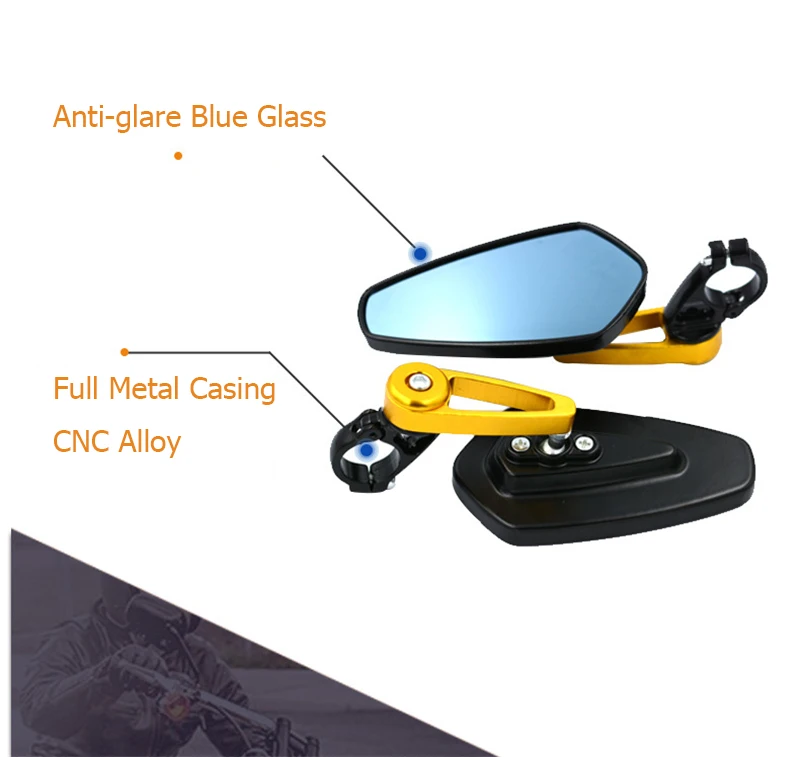 Motorcycle handlebar rearview mirror Accessories for Ducati Metallic 750 750 Dark 1000 Monster M900 900 S Dark