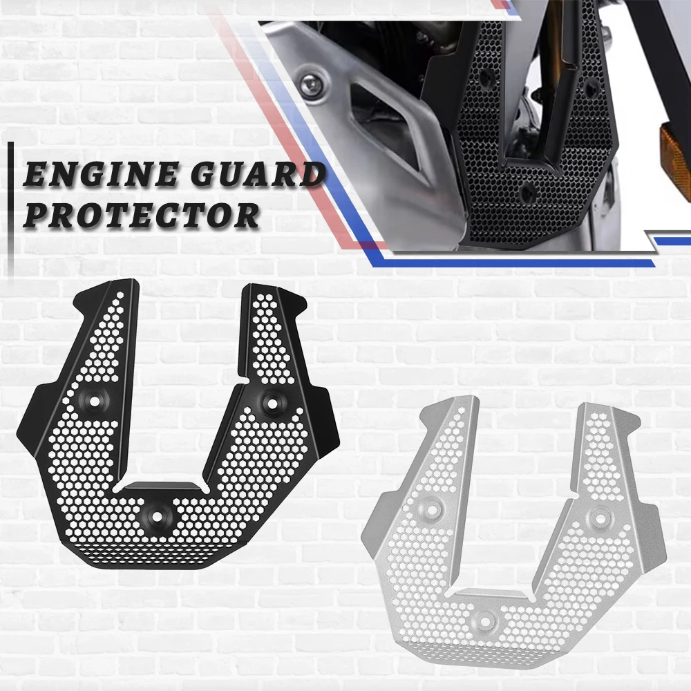 

For HONDA CRF1100L AFRICA TWIN CRF1100 CRF 1100 L 1100L 2021-2023 2022 Engine Guard Front Cover Exhaust Pipe Protector Mudguard