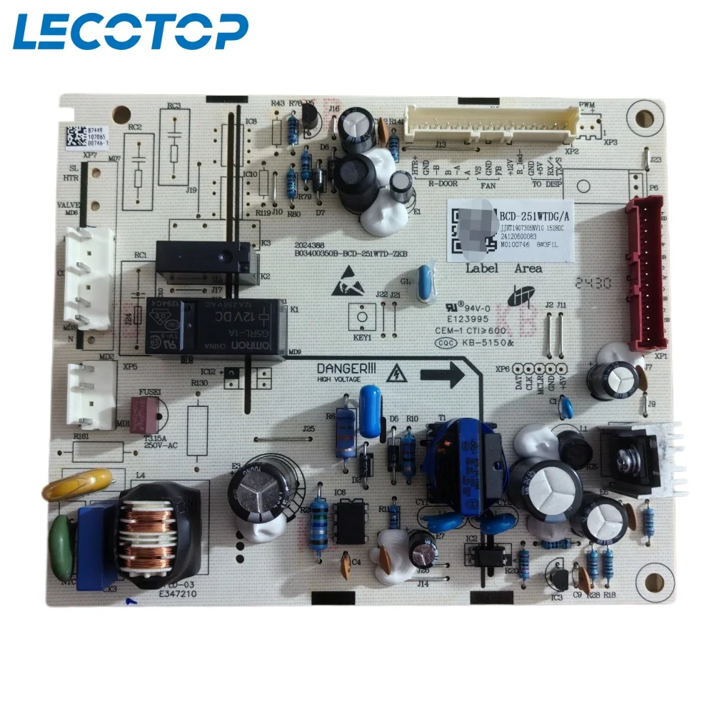 

Новая плата управления BCD-251WTDG/A 1907305 для холодильника Hisense/Ronshen, печатная плата, холодильник, Moteboard, запасные части для морозильной камеры