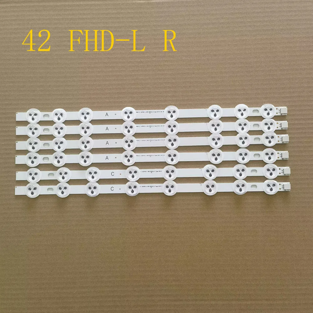 

Светодиодная лента подсветки для LED42F7275 42HXT12U 42HXT42U 42HXT42UH VES420UNDL-N01 42PFL3008 42FHD-L R NDV REV0.2