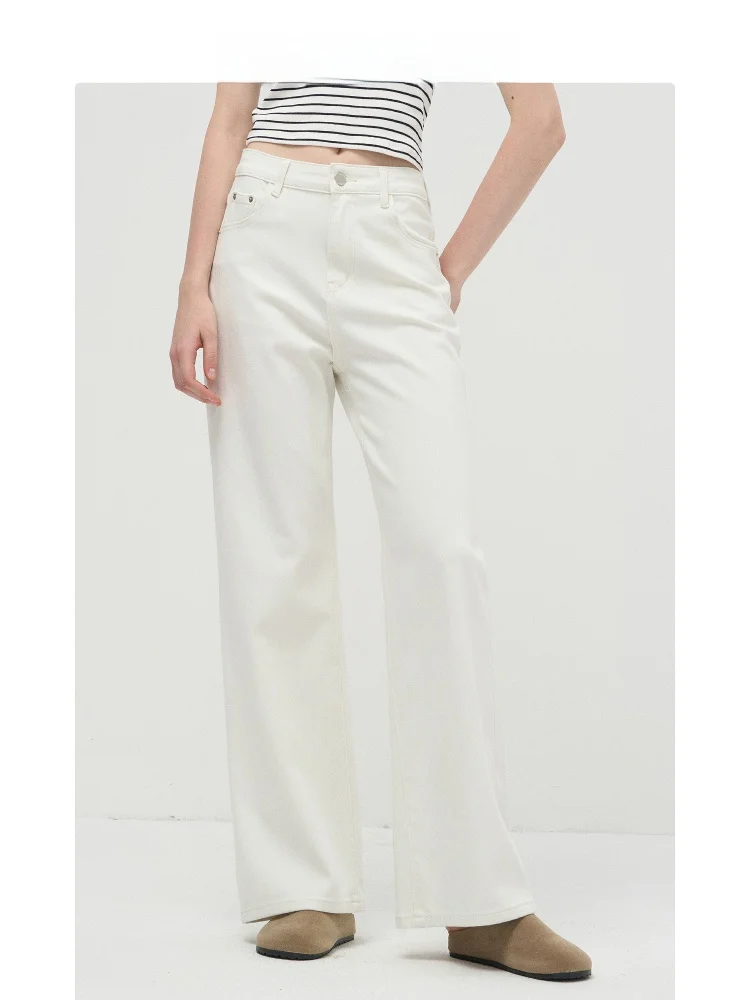 

Прямые джинсы с высокой талией, женские утягивающие леггинсы длиной до пола, повседневные хлопковые эластичные джинсовые брюки, высокая эластичность