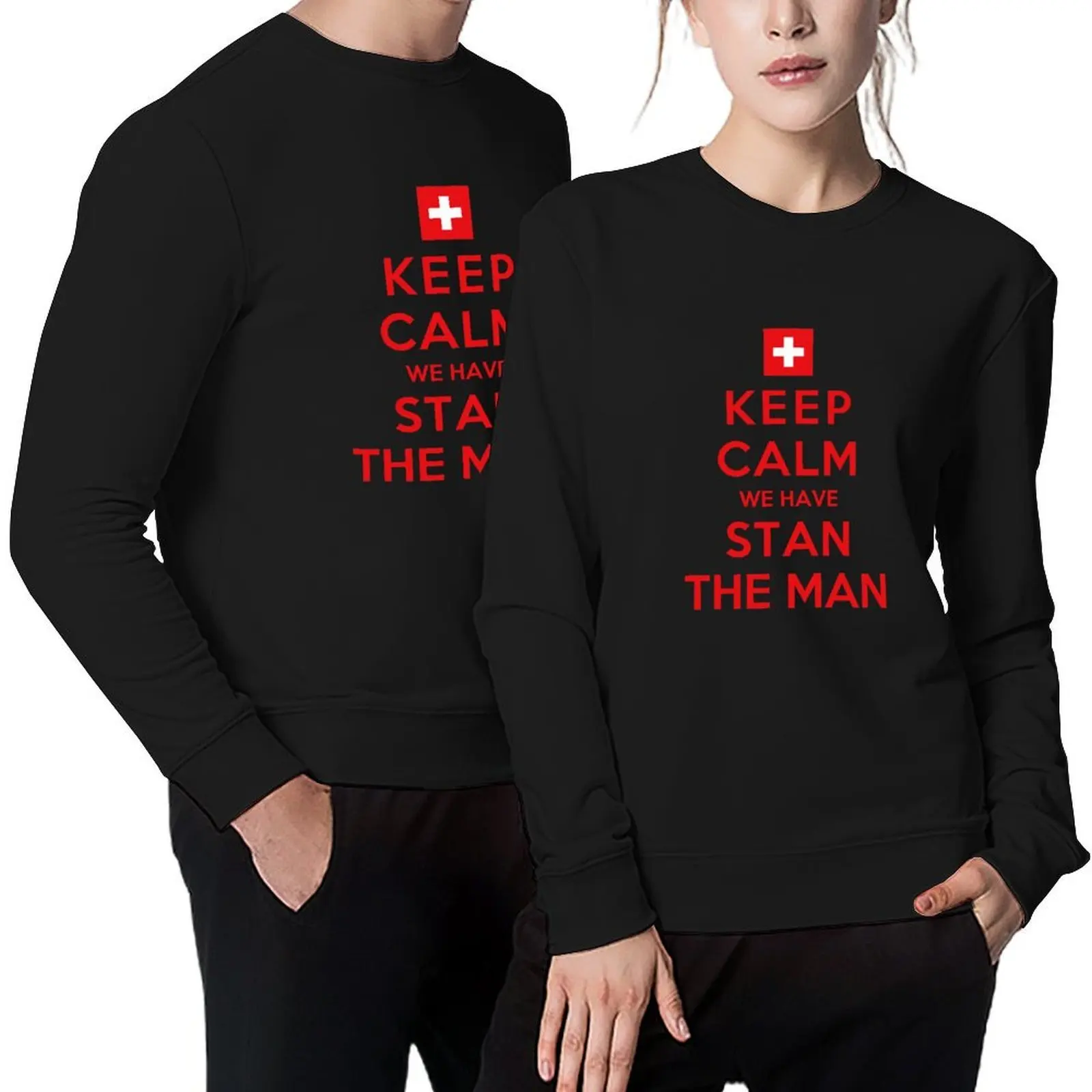 

Keep Calm We Have Stan The Man Switzerland Pullover tracksuits clothes for men japanese style men's clothes graphic sweatshirts