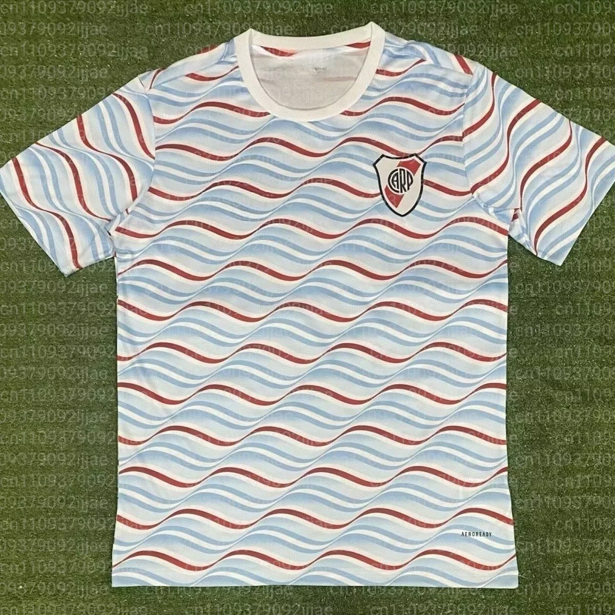 2026 Neues Eltern-Kind 3D-gedrucktes River Plate Team Fußballtrikot, Schnelltrocknendes Atmungsaktives Freizeit-T-Shirt, Outdoor-Sport-T-Shirt – Detail 2