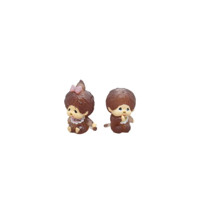 Anime dos desenhos animados para mongqi boneca diy kawaii figura de ação ffice ornamentos de mesa decoração presentes surpresa