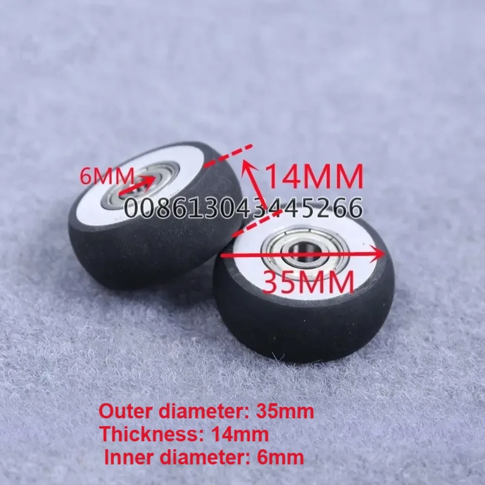 Best Quality Rubber Wheel 35×6×14 mm for Komori Feeder | Paper Pressing Wheel for Komori Offset Printing Machines