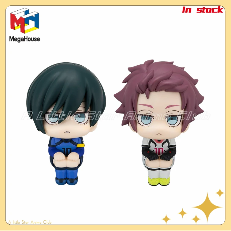 

In stock Original MegaHouse Look up BLUELOCK Rin Itoshi/Itoshi Sae Japan Representative Battle Figures Ornaments Toys