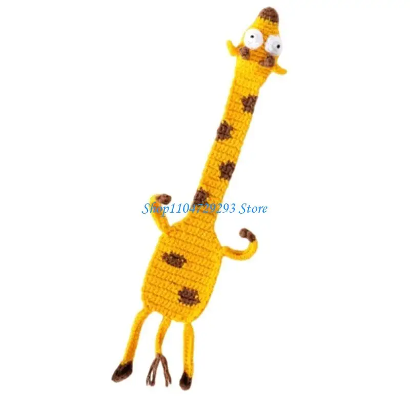 

Y2GD Handmade Knitted Bookmarks Christmas Stocking Stuffers Book Page Divider Gift for Teacher Student Book Lover Reader