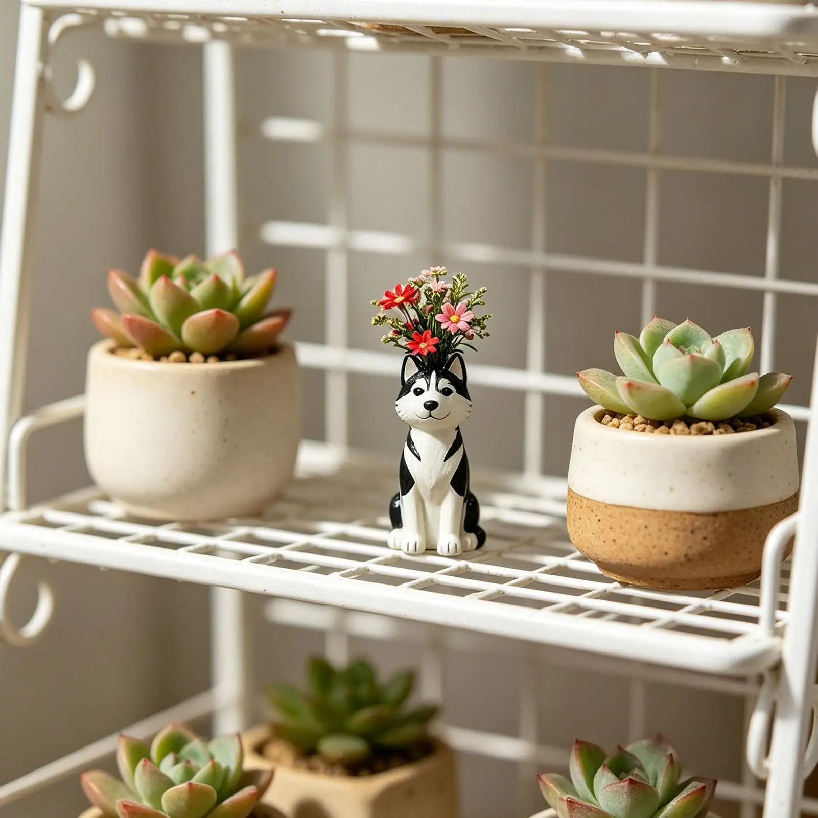 Resin Vase Animal Theme Boho Centerpiece Whimsical Dry Flower Vase Decor For Living Room Dining Room Bedroom Apartment Bookshelf