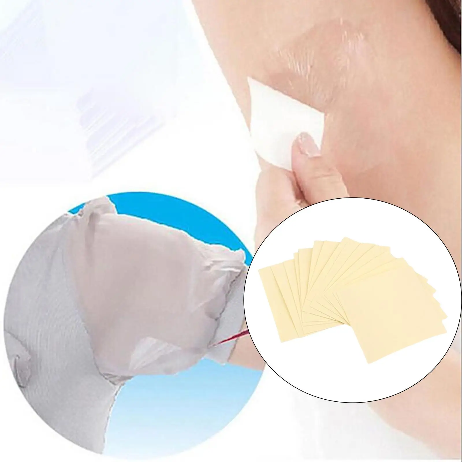 20Pcs Underarm Sweat Pads Anti Sweat Antiperspirant Sticker for Unisex