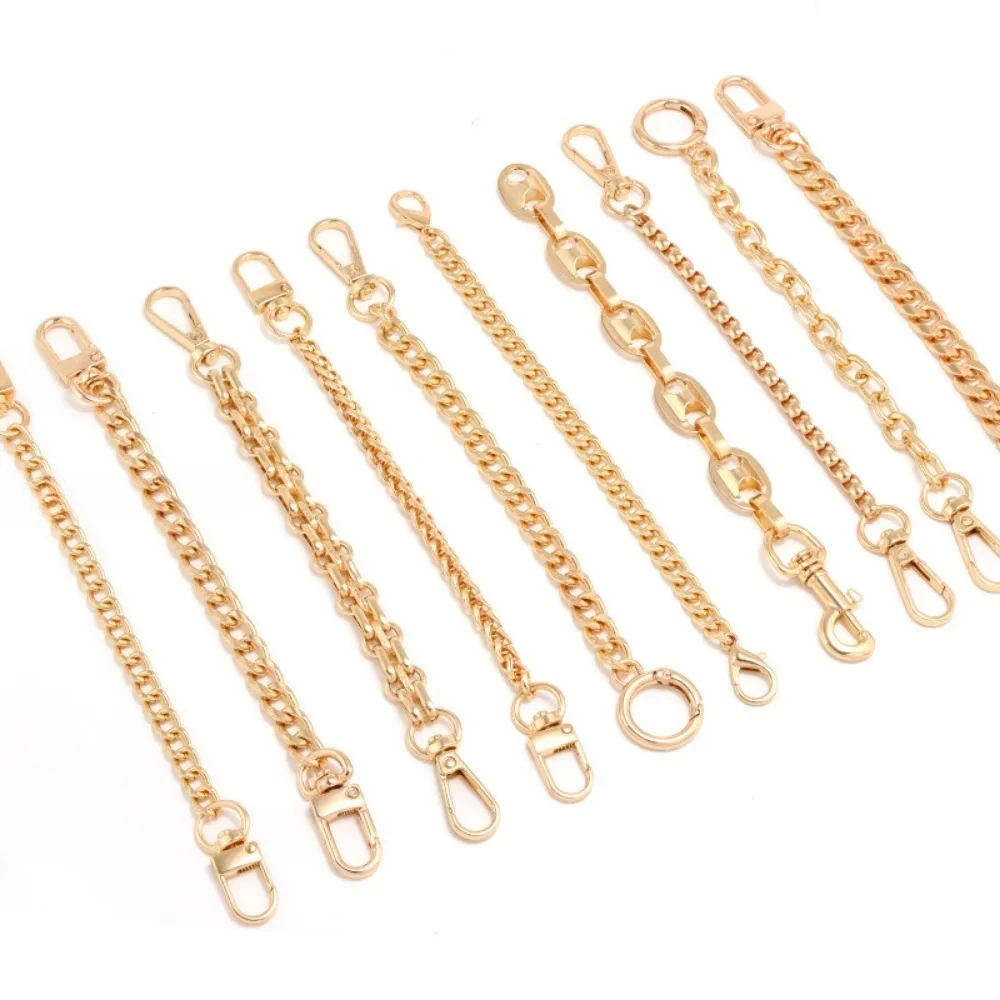 

Bag Chain Replacement Parts Bag Accessories For Hand-Woven Shoulder Handbag DIY Handmade Detachable Straps 20cm Extension Chain