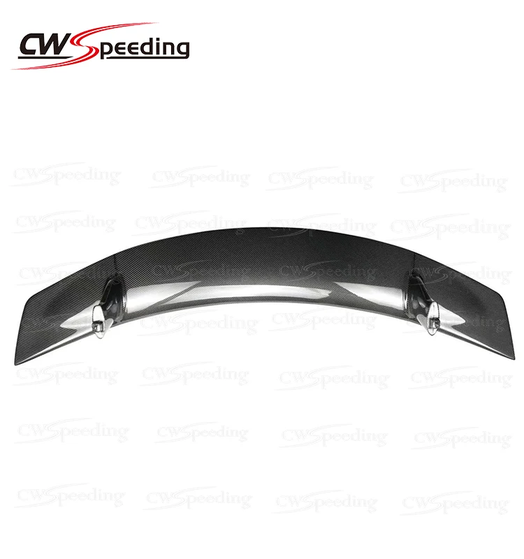 CWSPEEDING V STYLE CARBON FIBER REAR SPOILER REAR WING TRUNK SPOILER FOR 2008-2015 AUDI R8 V8 V10 SPIDER