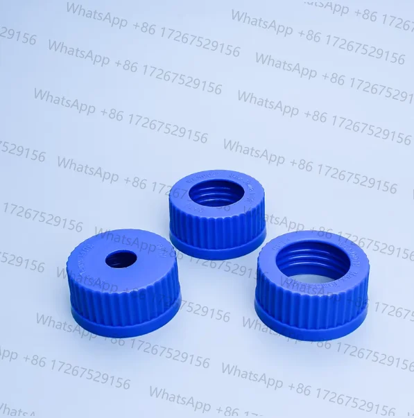 Gl45 Reagent Bottle Cap Blue Opening  15mm30mm34mm Sampling Bottle  Anaerobic Bottle Sampling