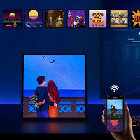 LED Pixel Matrix Bluetooth Smart Display Panel Light 64x64 DIY Programmable Anime Graffiti Art Digital Screen Sign APP Control