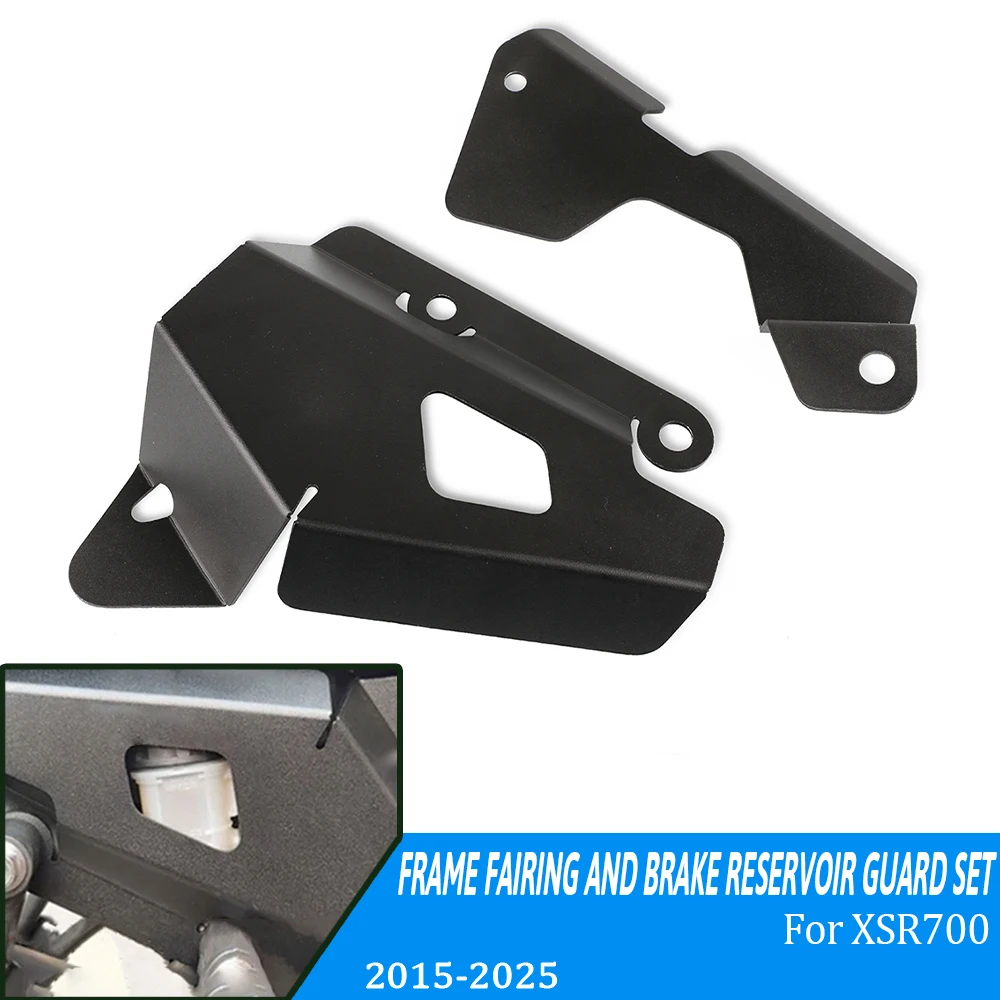 

Motorcycle Accessories Side Panel Frame Cover Brake Fluid Reservoir Guard For Yamaha XSR 700 XSR700 Xtribute 2015-2026 2025 2024