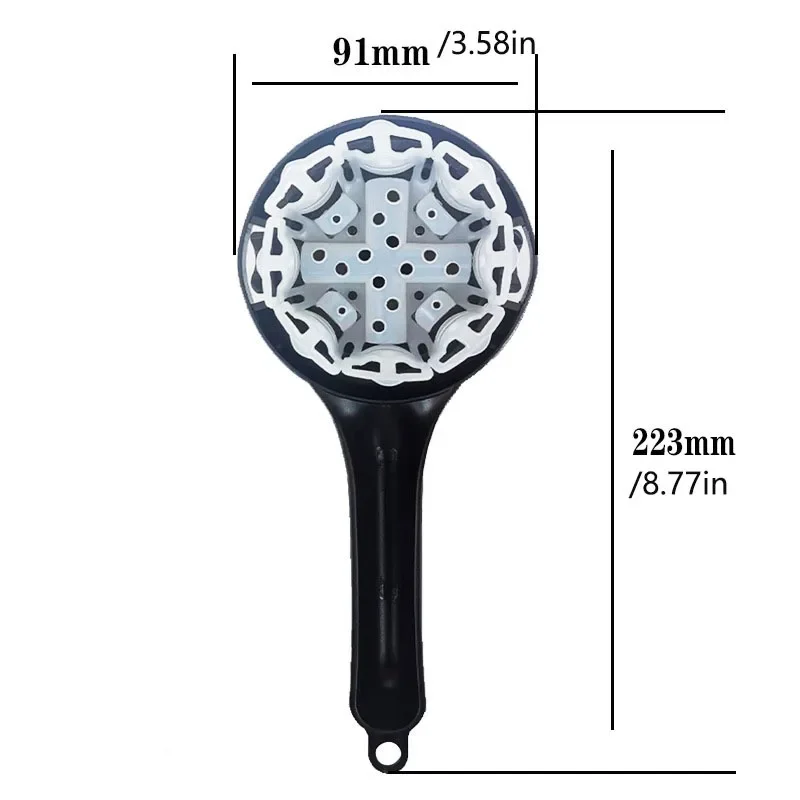 1PC 58MM Semi-automatic Silicone Cleaning Brush Coffee Machine Brush Silicone Cleaning Head Coffee Machine Cleaning Brush