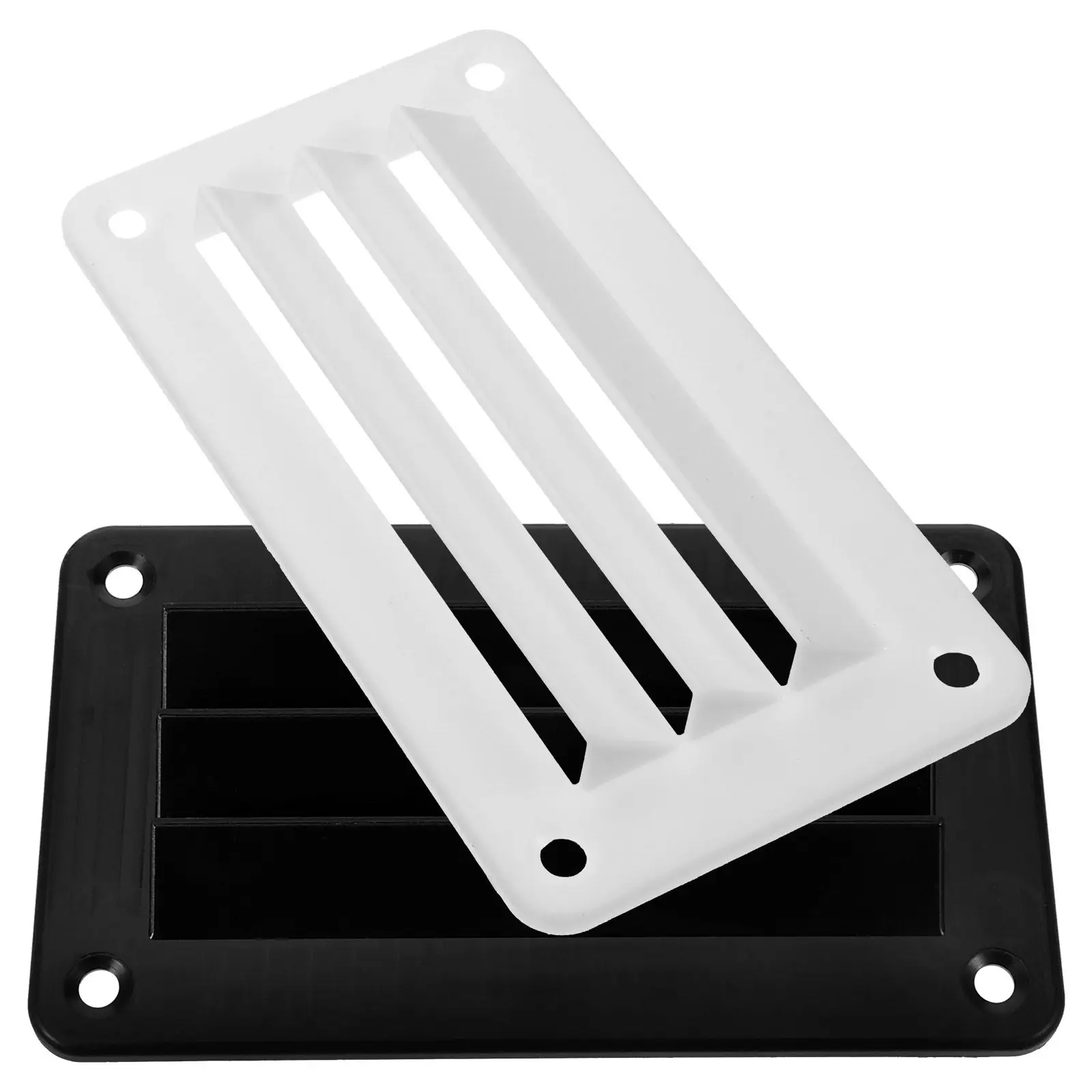 

2Pcs Rv Air Vent Louvered Vent for Air Conditioner Easy Install Replacement Outlet for Rv Roof Camper Ventilation