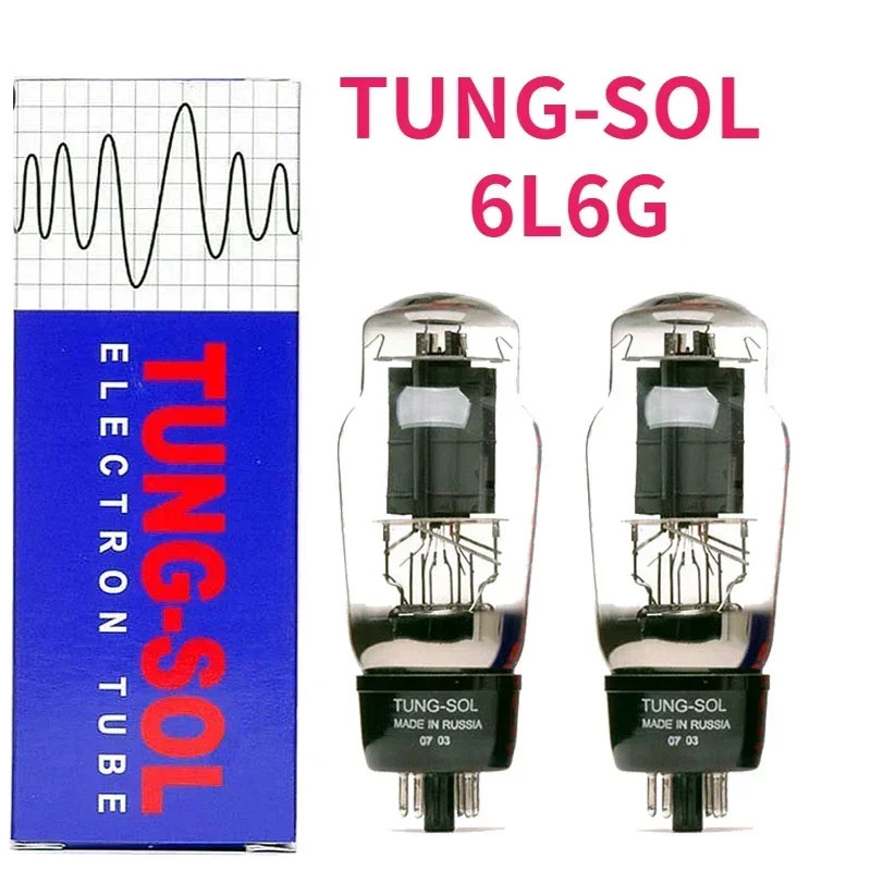 TUNG-SOL 6L6G Pengganti Tabung Vakum 6P3P 6L6 KT66 Amplifier Tabung HIFI Amplifier Audio Speaker Pencocokan Presisi Asli