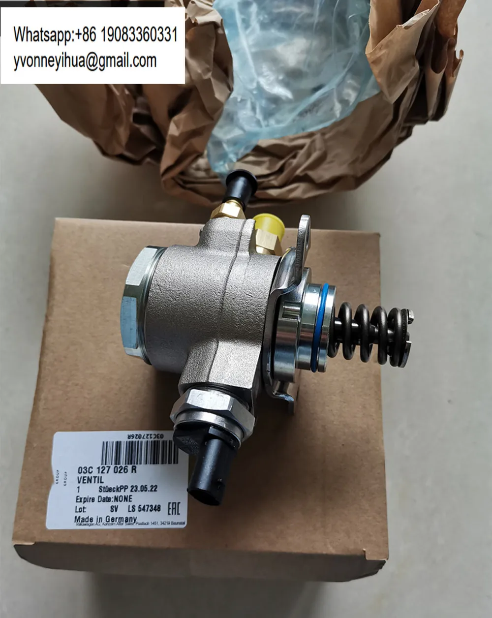 

Новый топливный насос высокого давления OEM 03C127026R для 1.4T VW Audi Skoda EA111 03C127026C 03C127026D 03C127026E 03C127026G