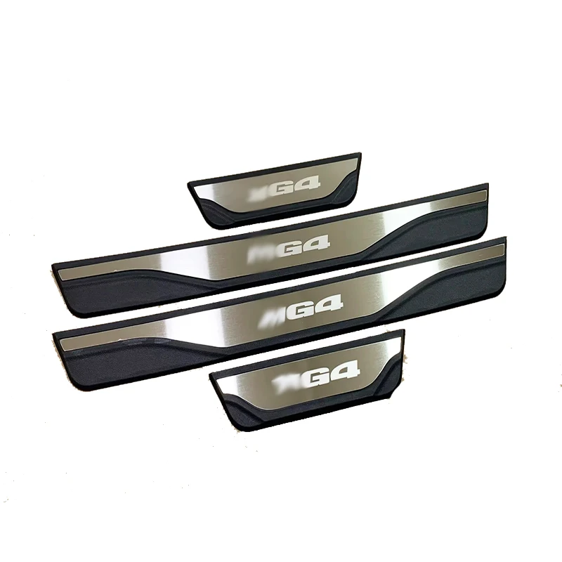 

For MG 4 MG4 EV Mulan 2022 2023 2024 Stainless car door sill protection Stickers Door Sill Scuff Plate/Door Sill car accessories