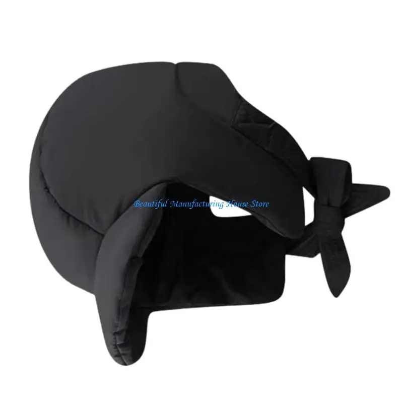 

E56A Warm Hood Hat Thicken Trapper Hat Hat Cold Weather Insulated Outdoor for Skiing