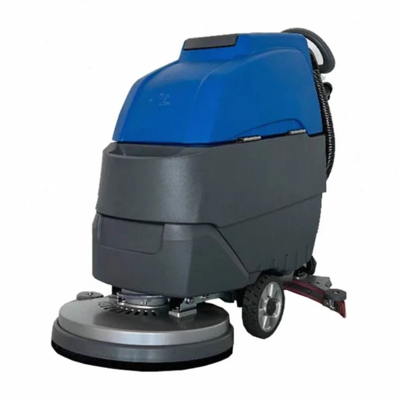 Heavy Duty Floor Scrubber Dryer Rust Resistant Walk-Behind Floor Washer Water Recycling Machine Food Processing Plant Kitchen