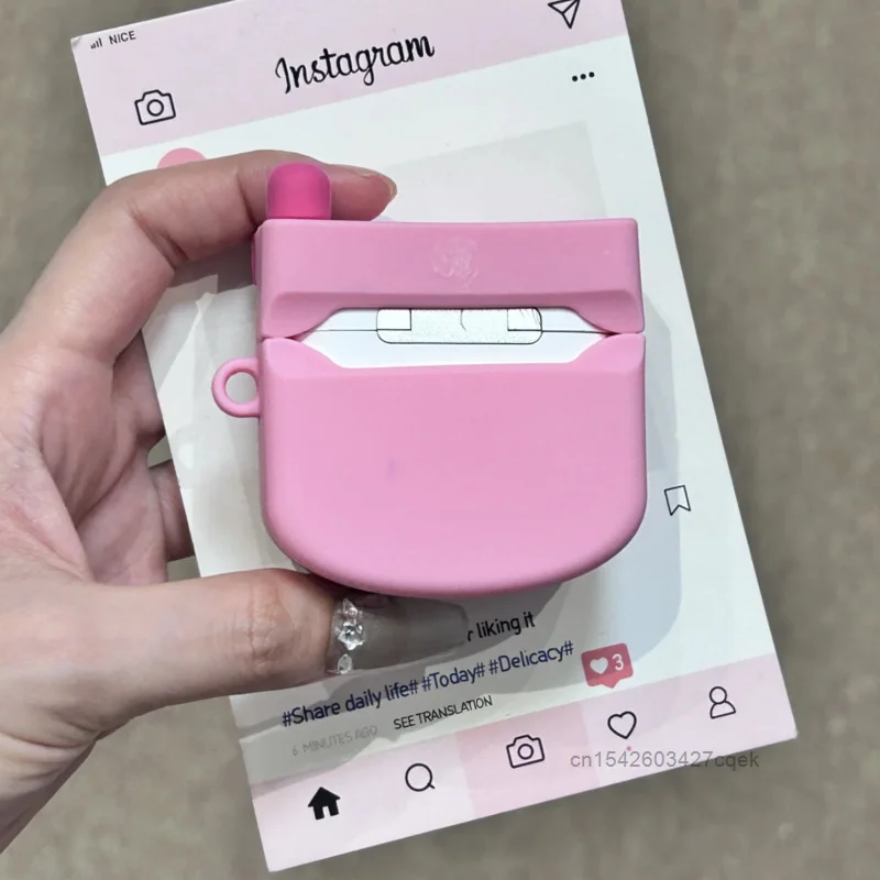 Hello Kitty Cute Flip Cover Mirror Unique Design Bluetooth Wireless Headset Case For AirPods 1 2 3 Generation Pro Earphone Cover