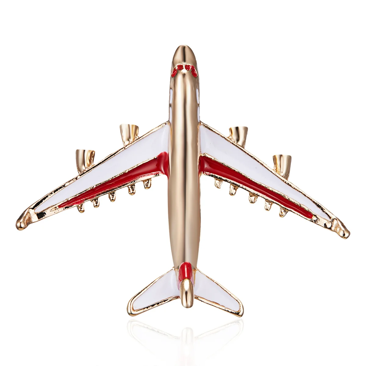 Trendy Flugzeugförmige Broschen Für Frauen Vintage Metall Flugzeug Flugzeug Transport Anstecknadeln Tasche Hemd Kragen Abzeichen Schmuck