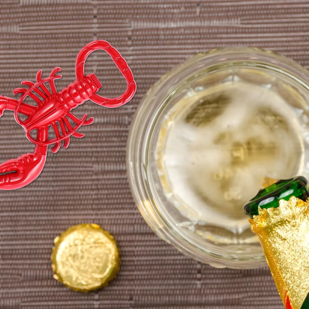 

2 pcs Alloy Bottle Opener Metallic Zinc Drinks Beer Party Bar Home Key Chain Portable Restaurant Opener For Containers