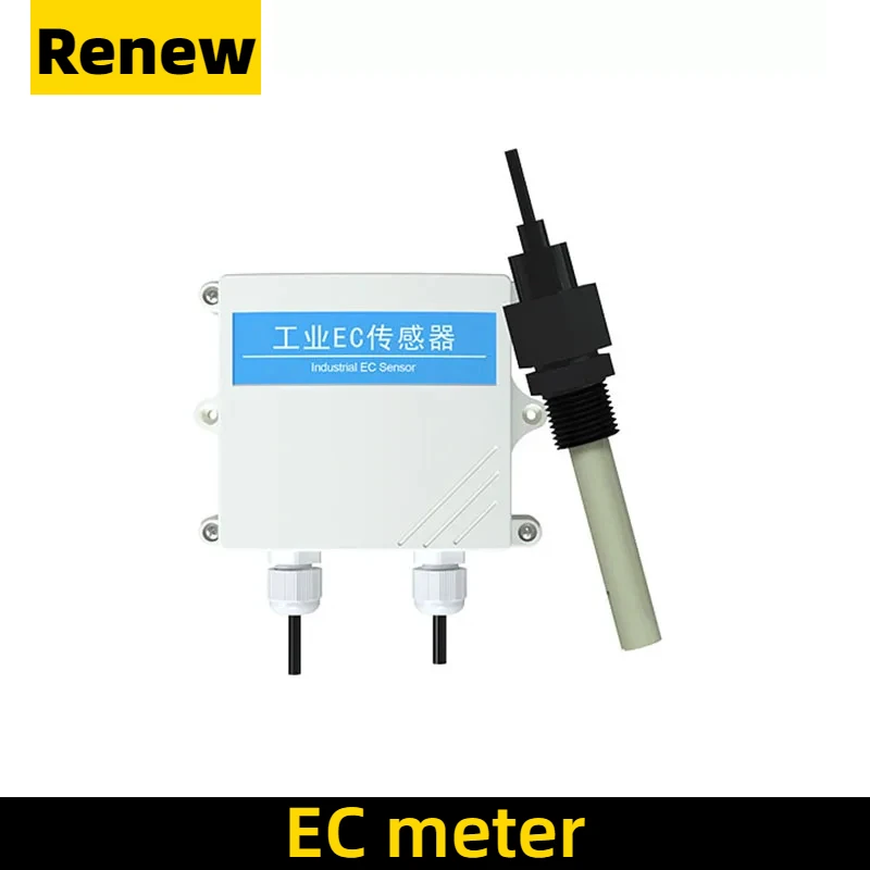 Industrial online conductivity meter EC meter pure water detection and analysis tester water quality sensor electrode probe