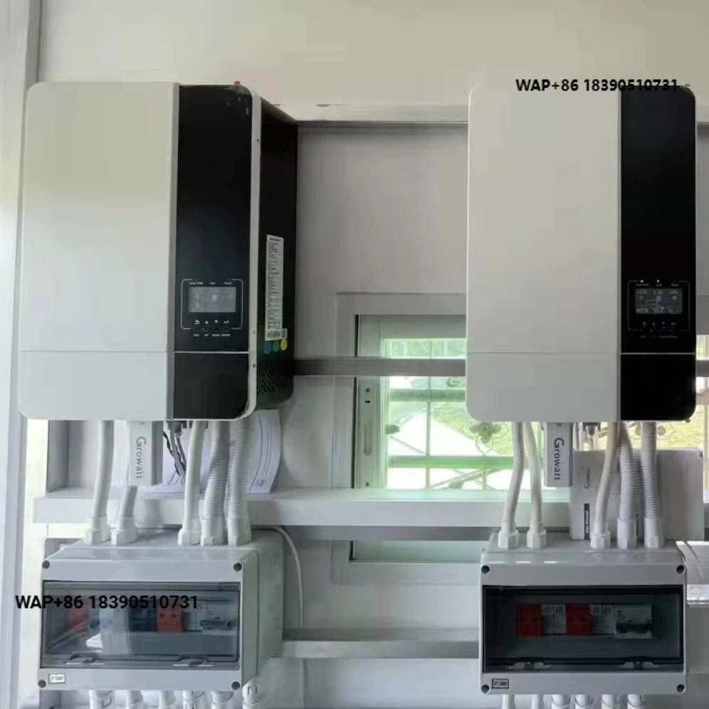 

Single-phase 220V AC off-grid solar inverter for home appliances with solar panels and lithium batteries