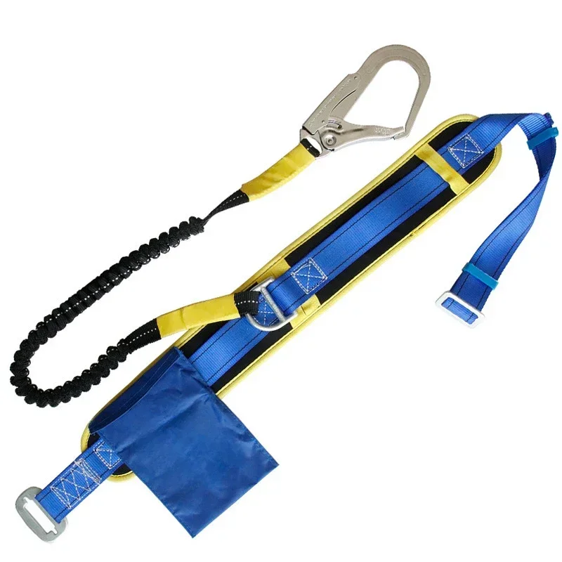 Climbing Equipment Accessory Safety Belt with Adjust Buckle, Rescue Rope, Climbing Waist Chest Harness, Outdoor Professional Saf