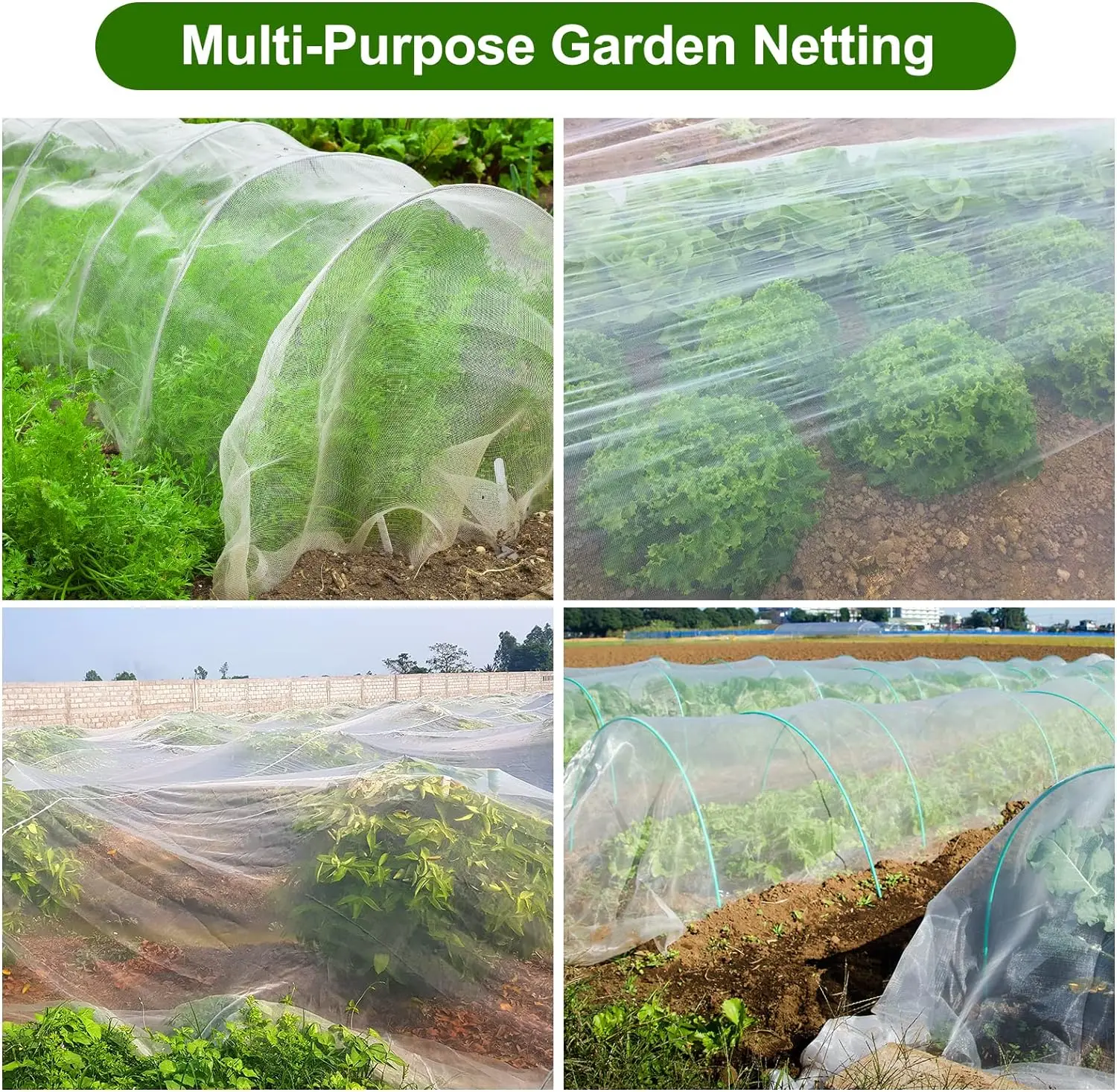 1PC Garden Insect Protection Net Plant Vegetable Tomato Pepper Fruit Care Cover Bug Greenhouse Pest Control Anti-Bird Insect Net