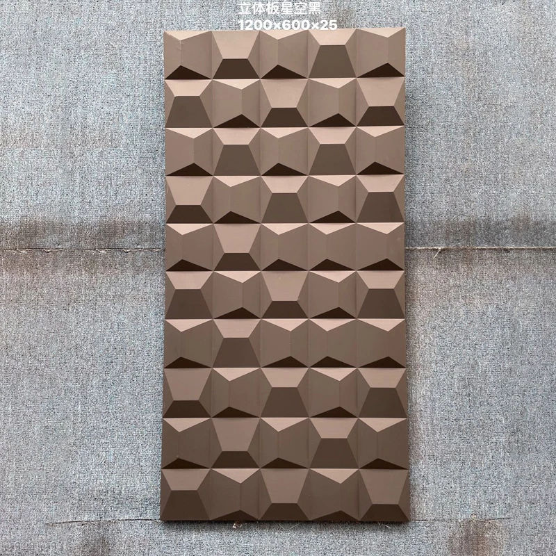 خفيفة الوزن في الهواء الطلق الزخرفية الخارجية بو جبل روك لوحة حجر البولي يوريثين 3D لوحة الحائط حجر البولي يوريثين