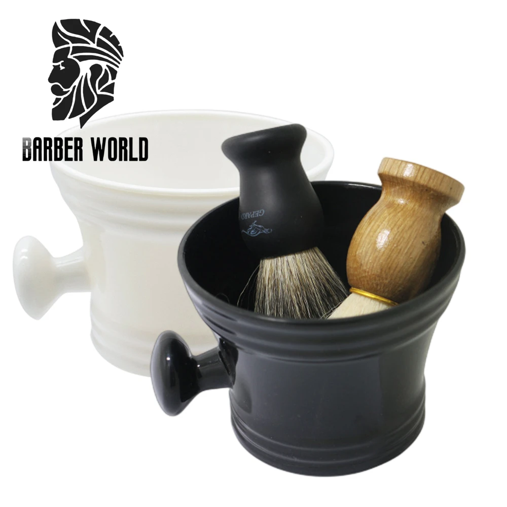 Professional Foam Shaving Bowl Salon Hair Color Mixing Bowl Barber Shaving Soap Cup Hairdressing Facial Cleaning Tools