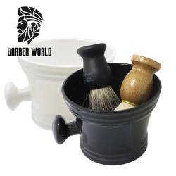 Professional Foam Shaving Bowl Salon Hair Color Mixing Bowl Barber Shaving Soap Cup Hairdressing Facial Cleaning Tools