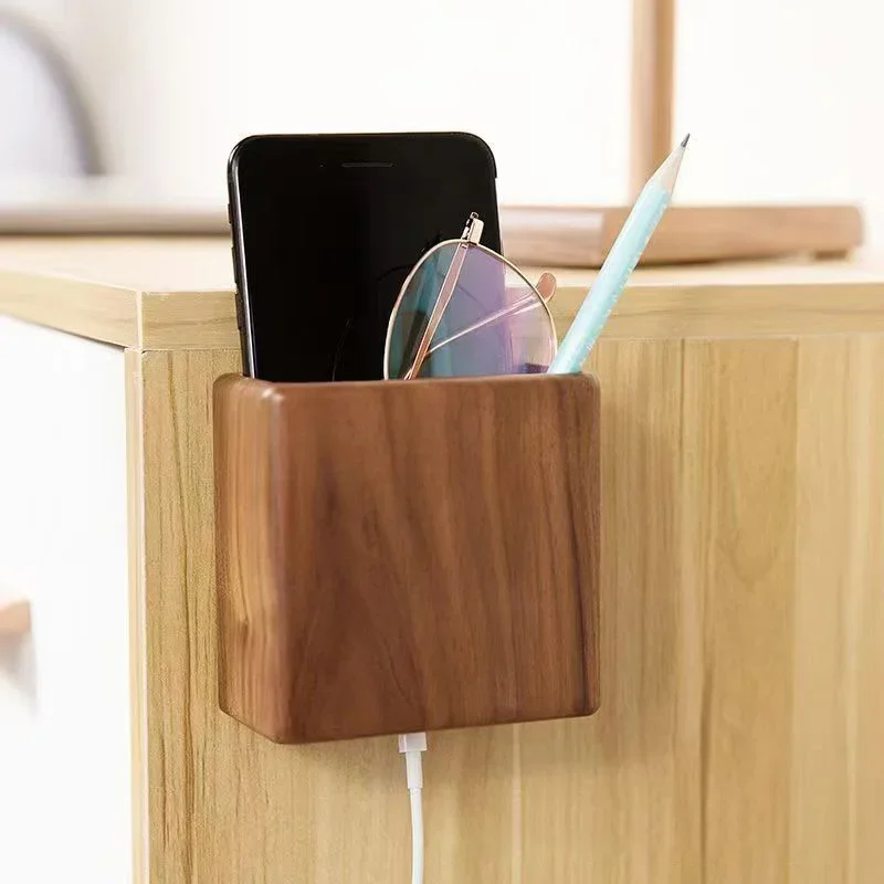 

Storage Box Without Punching Bedside Phone Charging Storage Rack TV Air Conditioning Remote Control Wall Mounted Storage Rack