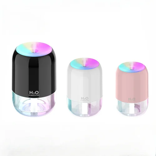 2024 대용량 USB 가습기, 가정용 침실 및 차량용 분위기 조명 가습기, 겨울 실내 물 보충, 신제품 