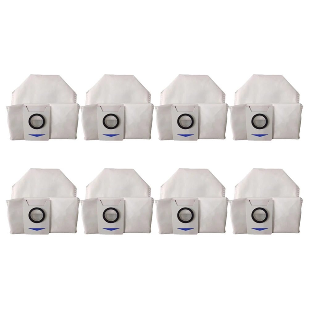 8Pcs for ECOVACS DEEBOT X1 OMNI TURBO Robot Vacuum Cleaner Accessories Dust Bags Replacement Parts