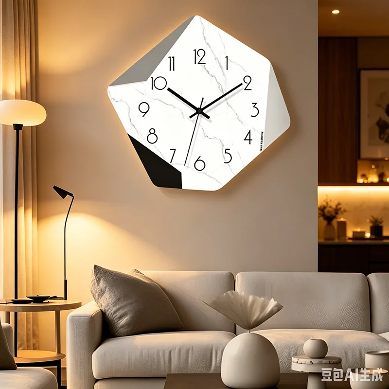 Irregular Lounge Wall Clocks Unique European Universal Funky Funky Clock Wall Restaurant Orologio Da Parete Trendy Furniture